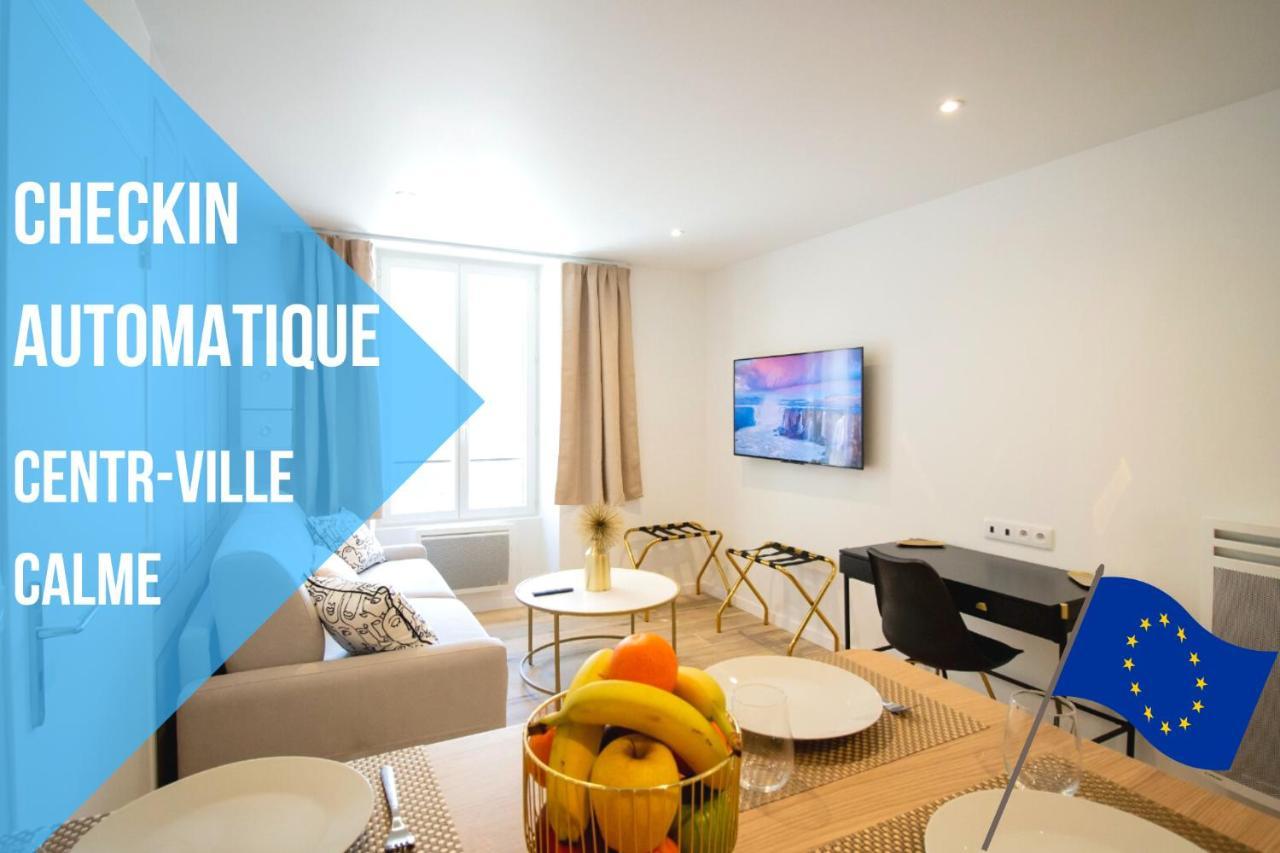 Self Checkin Automatique - Downtown - Europe Chic Apartment La Ferte sous Jouarre Bagian luar foto